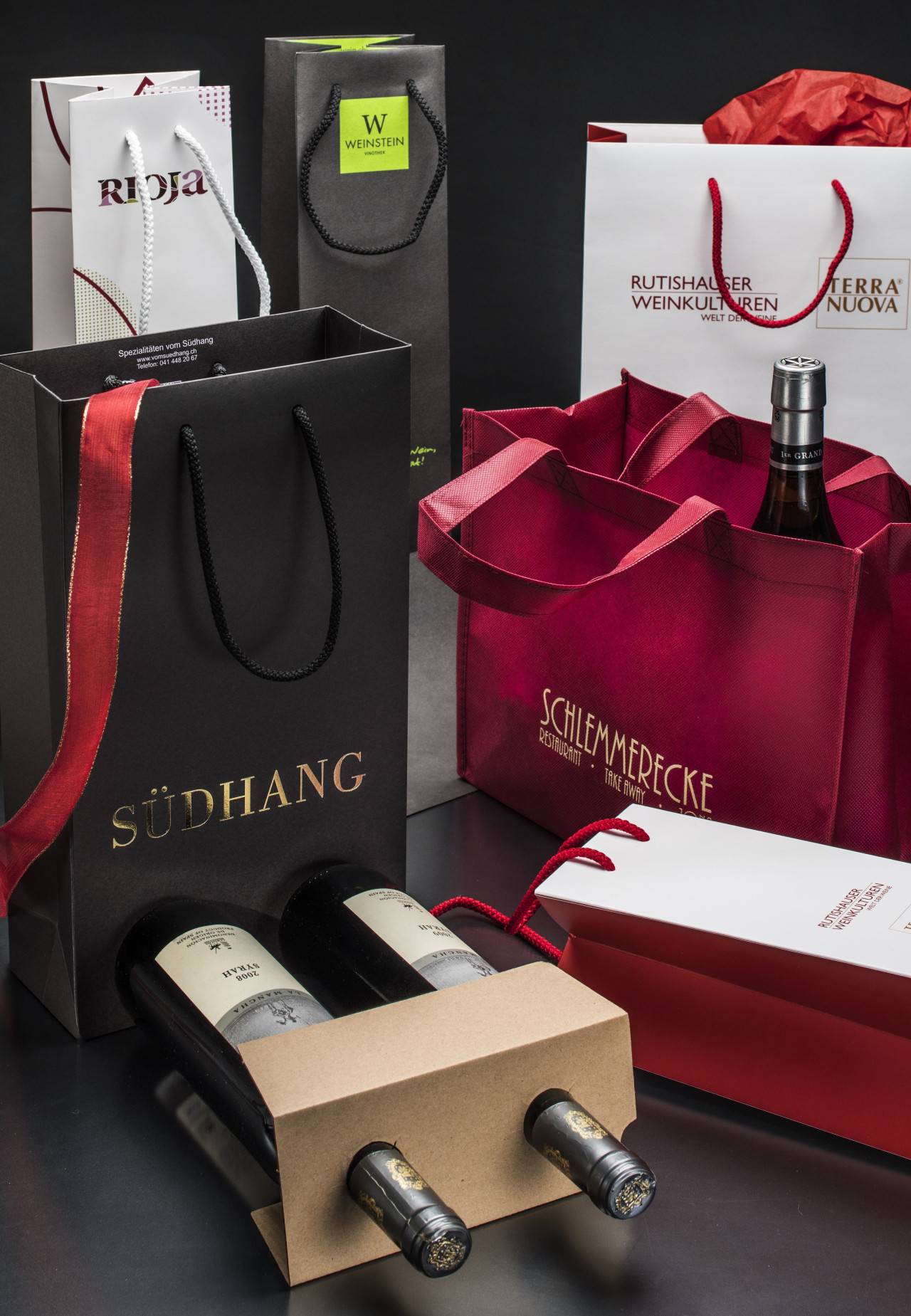Tragtasche Wein
