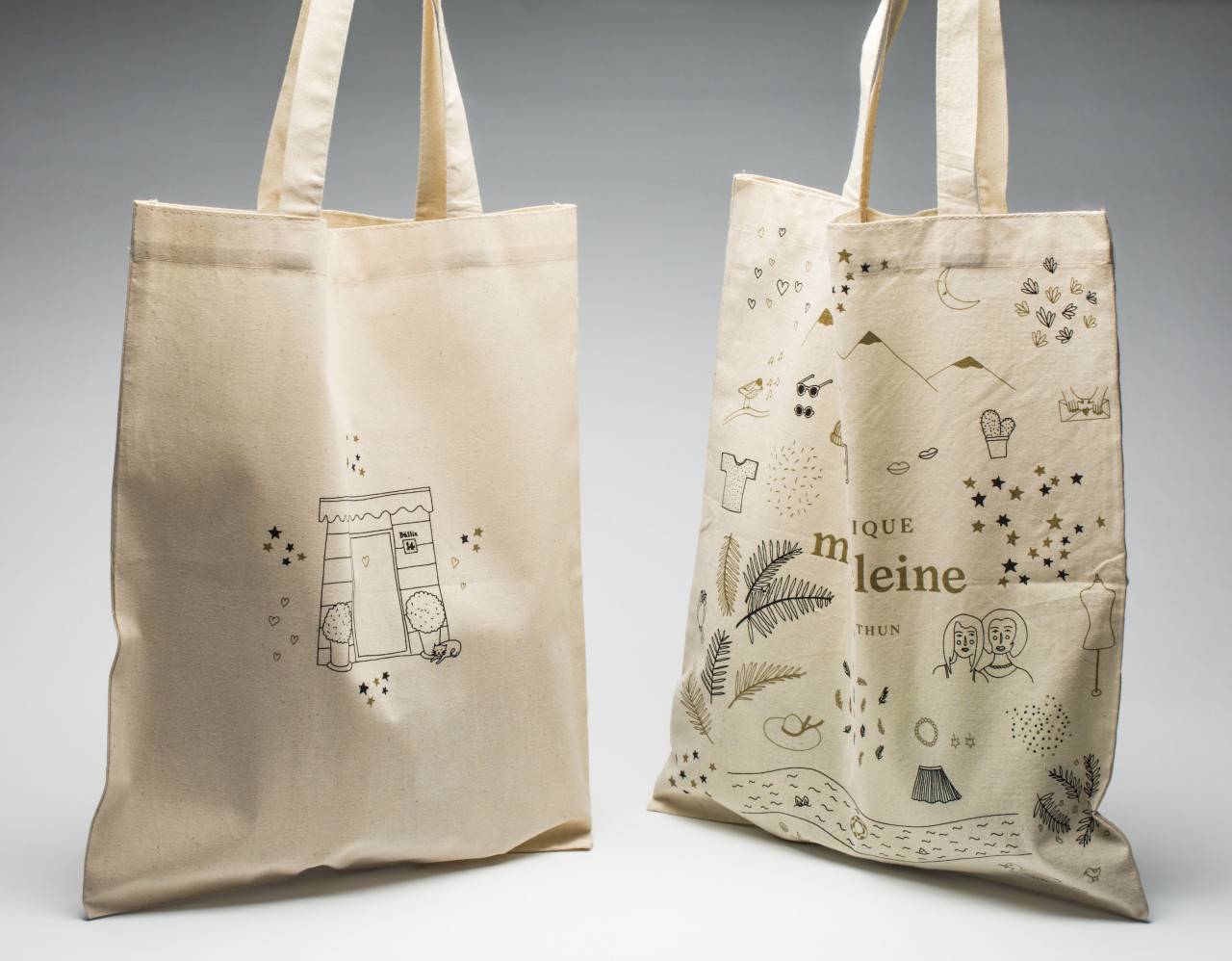 sac en coton avec logo