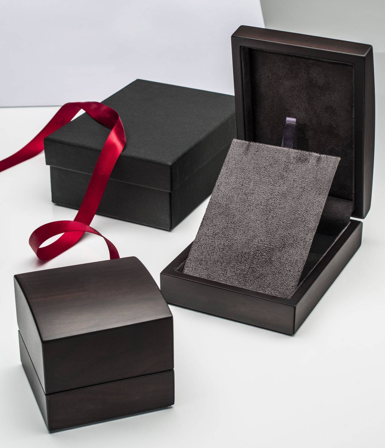 Edle Schmuckverpackung, holz gemasert