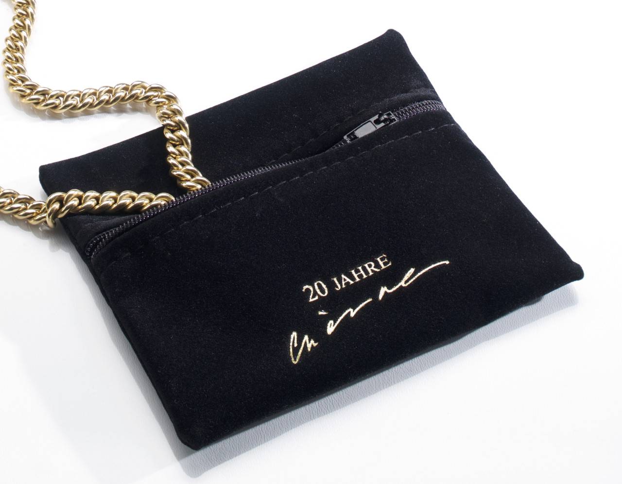 Pochette en velours