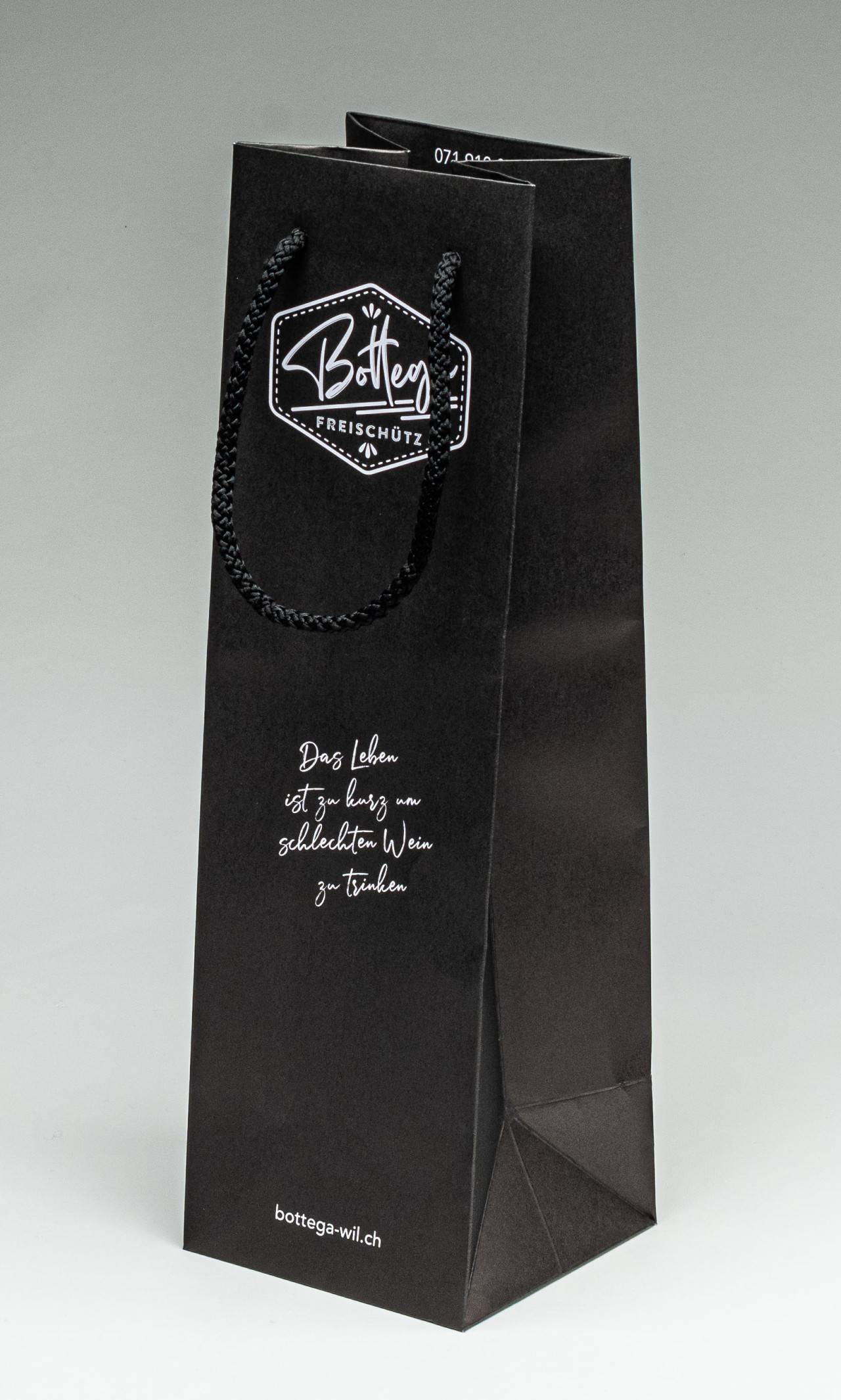 Geschenktasche Wein mit Logo