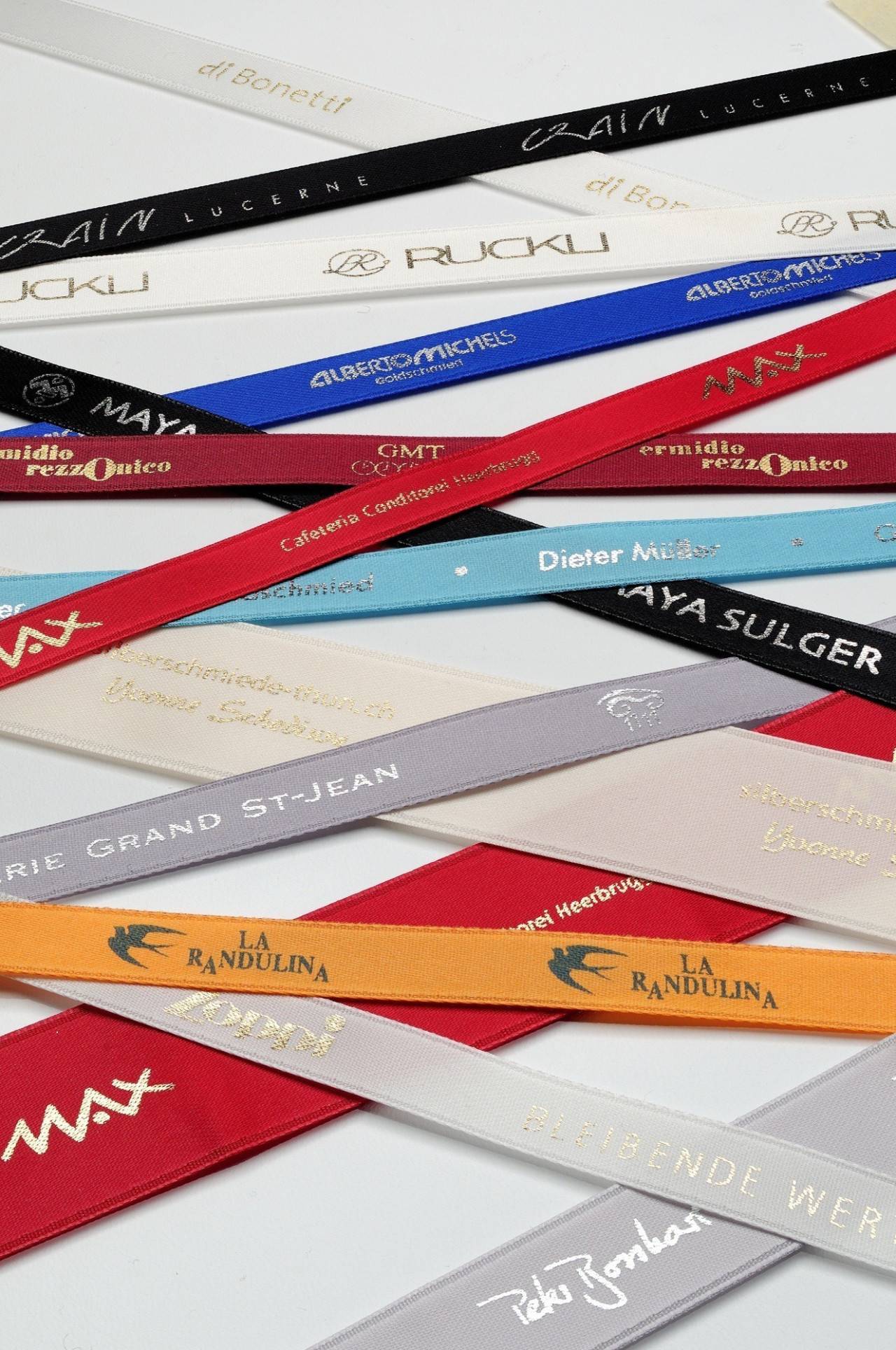 Geschenkband mit Druck 
