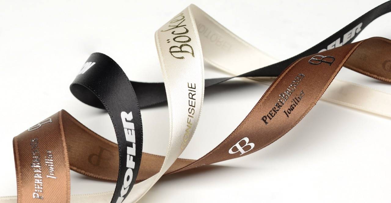 Satinband mit Druck