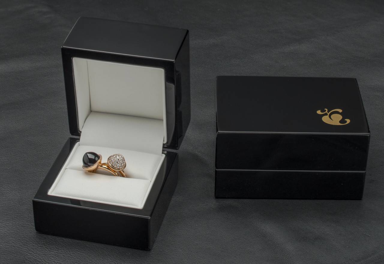 écrin bague de luxe