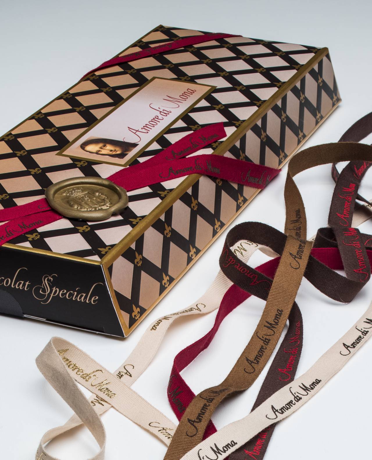 cotton ribbon with print