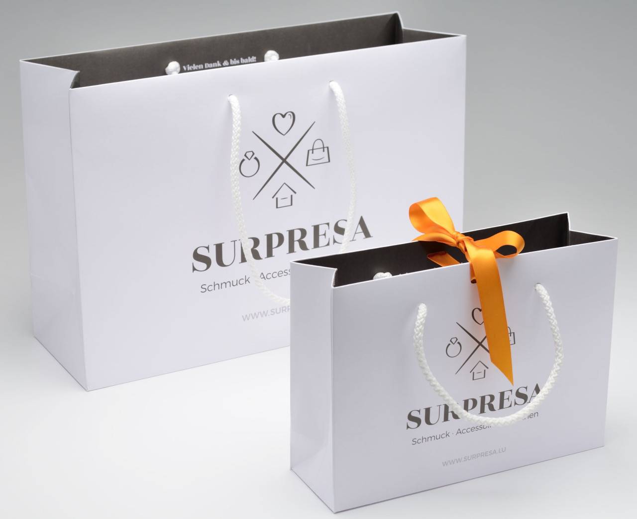 Papiertasche mit Logo 