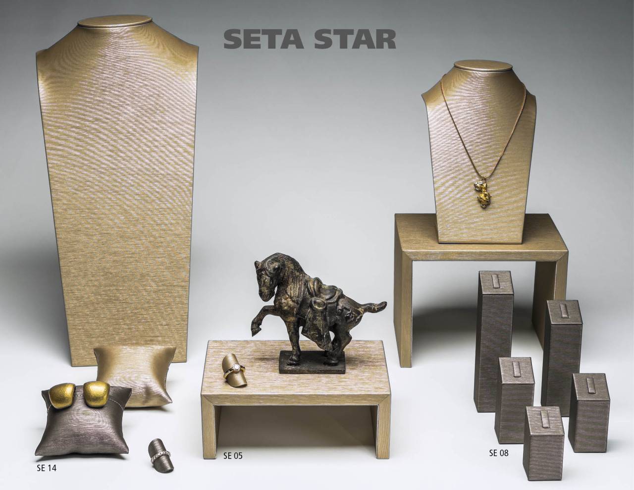 Set de présentation de bijoux de luxe