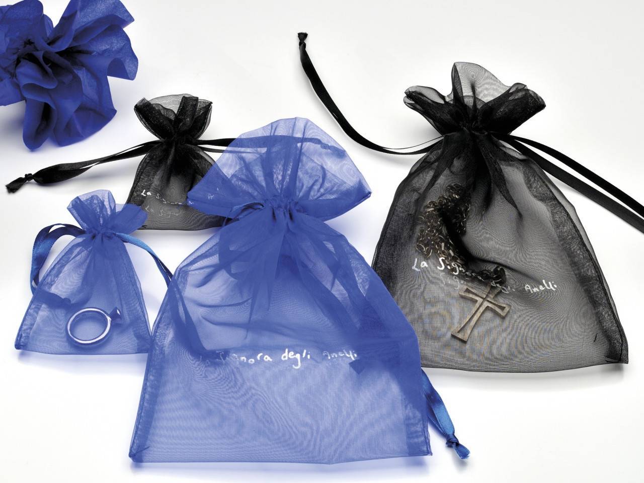 sachet en organza 
