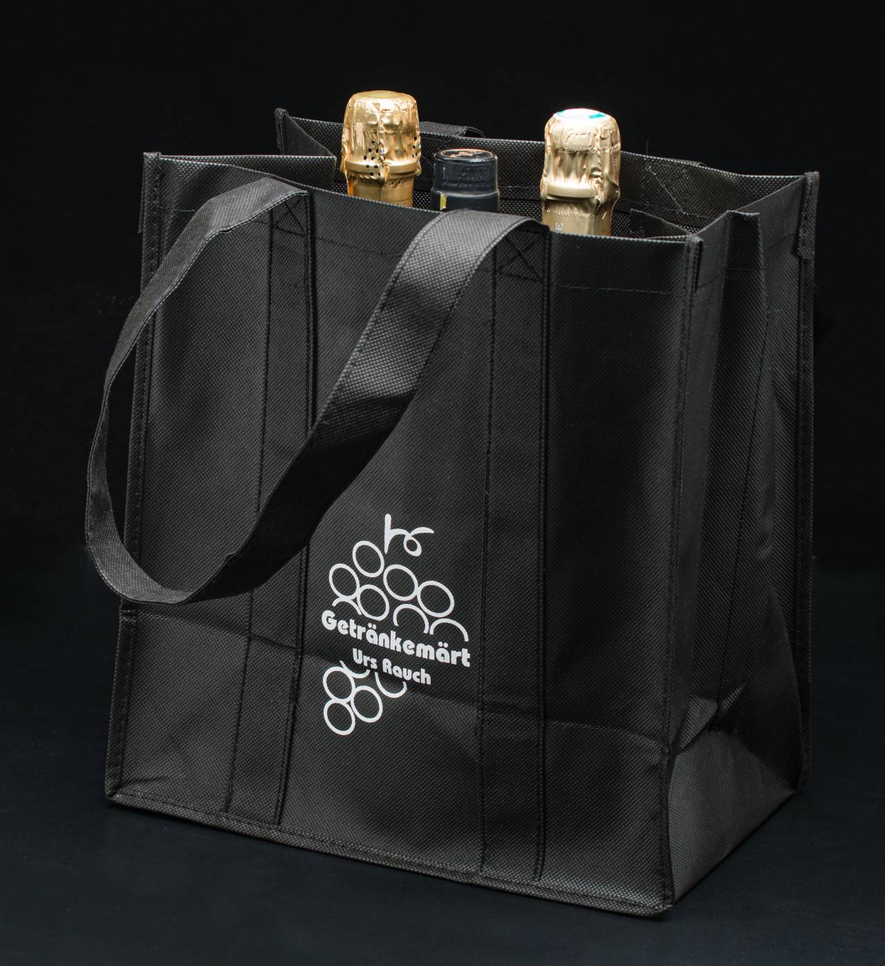 Tragtasche für Weinflaschen