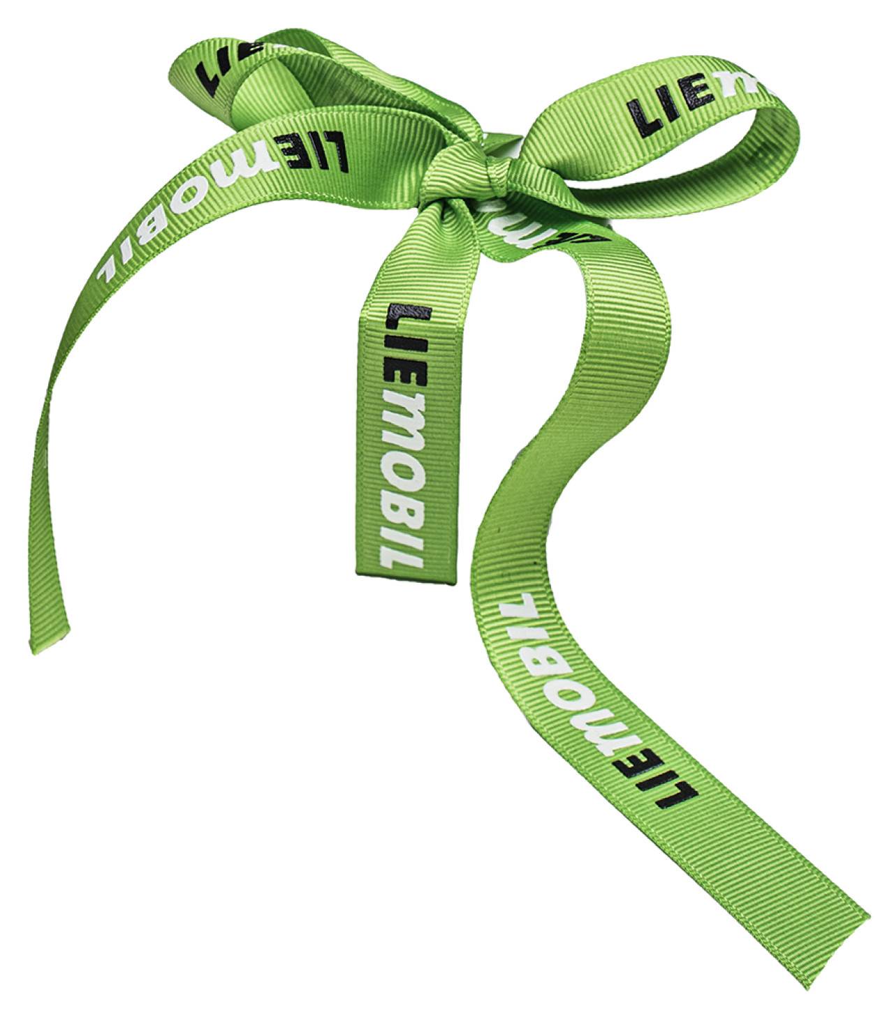 Grosgrain ribbon with logo