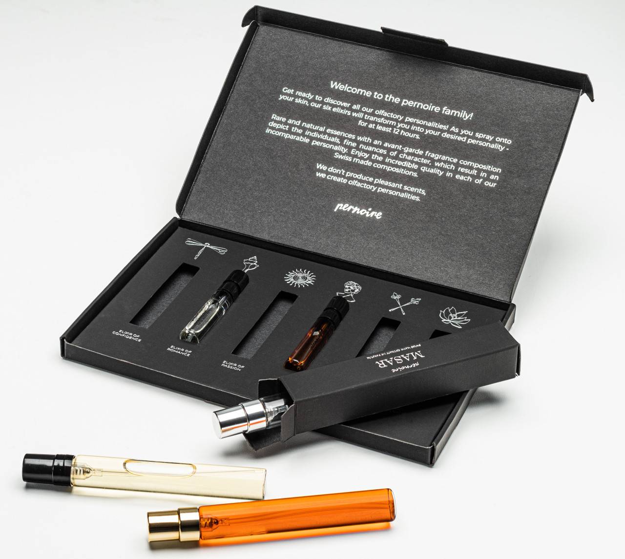 Emballage Échantillons de parfum avec logo