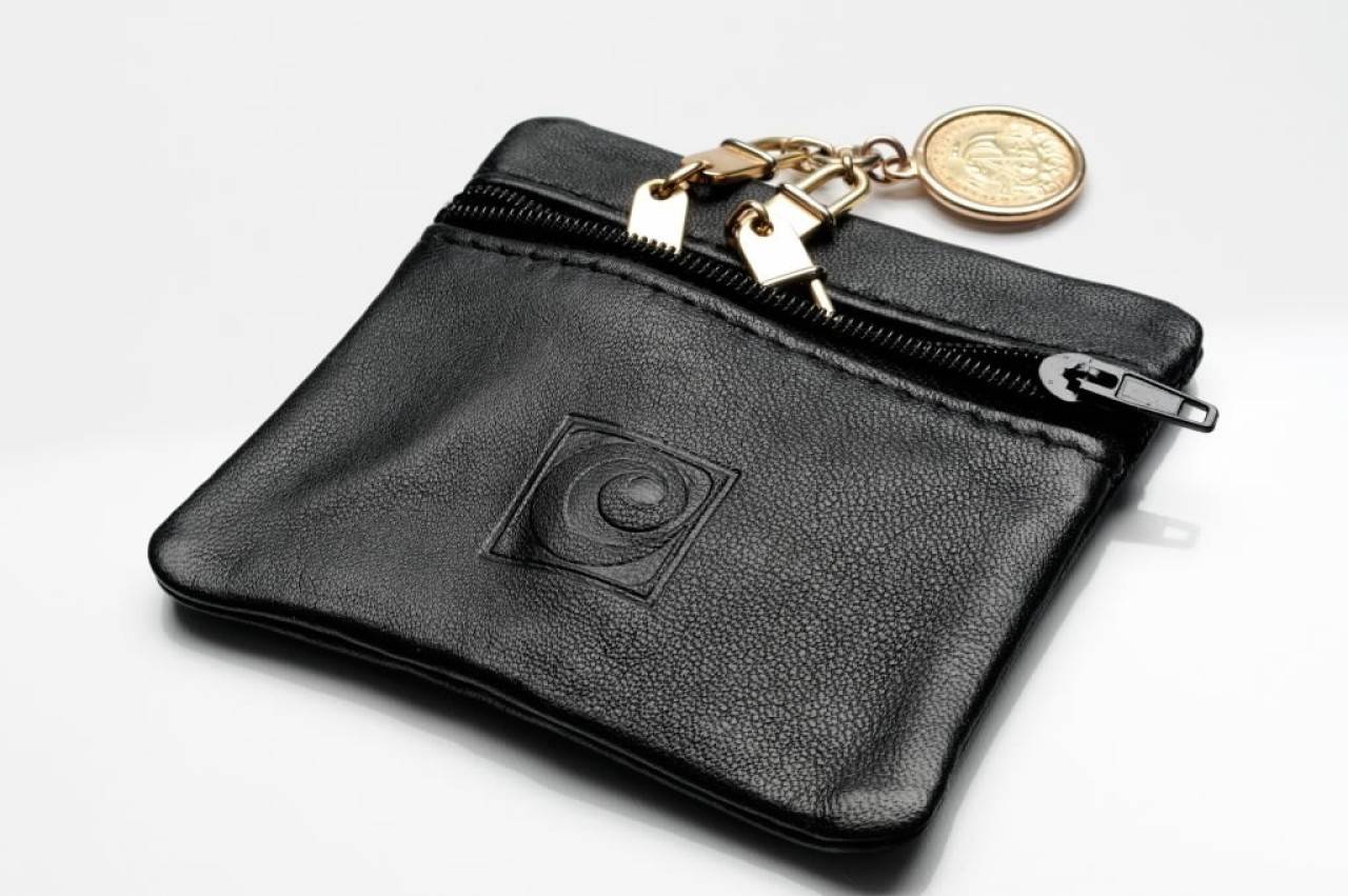 Pochette aus Leder