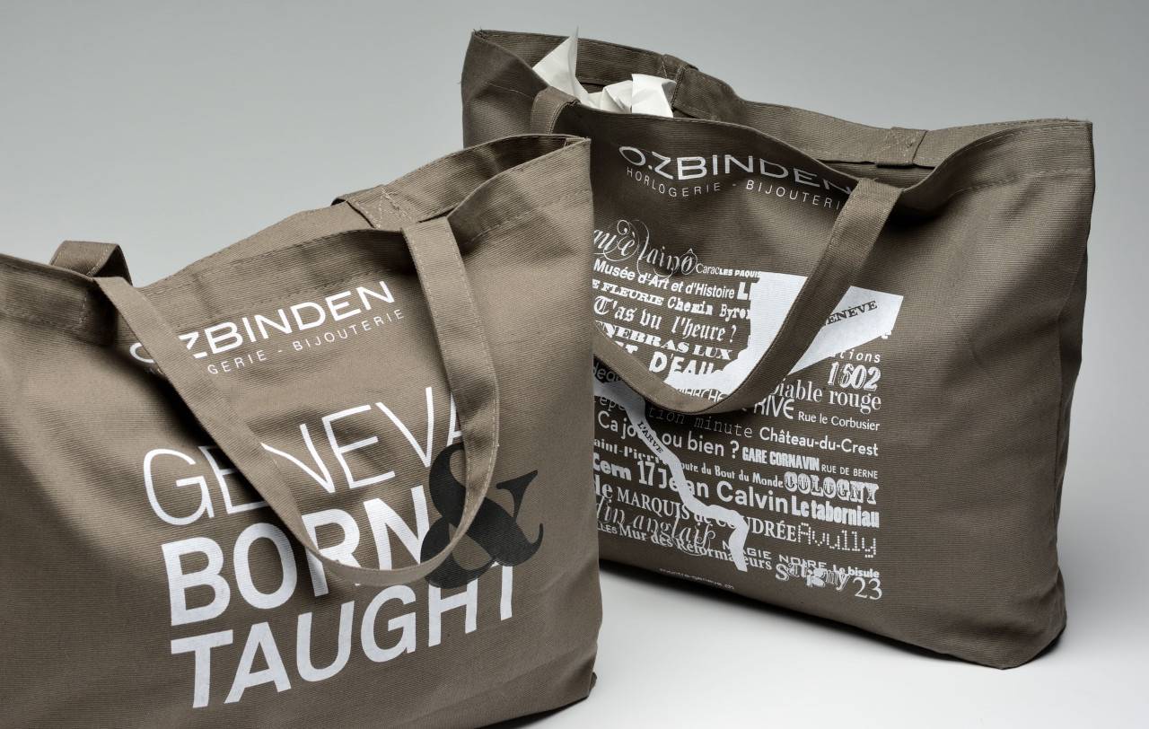 sac en coton avec logo