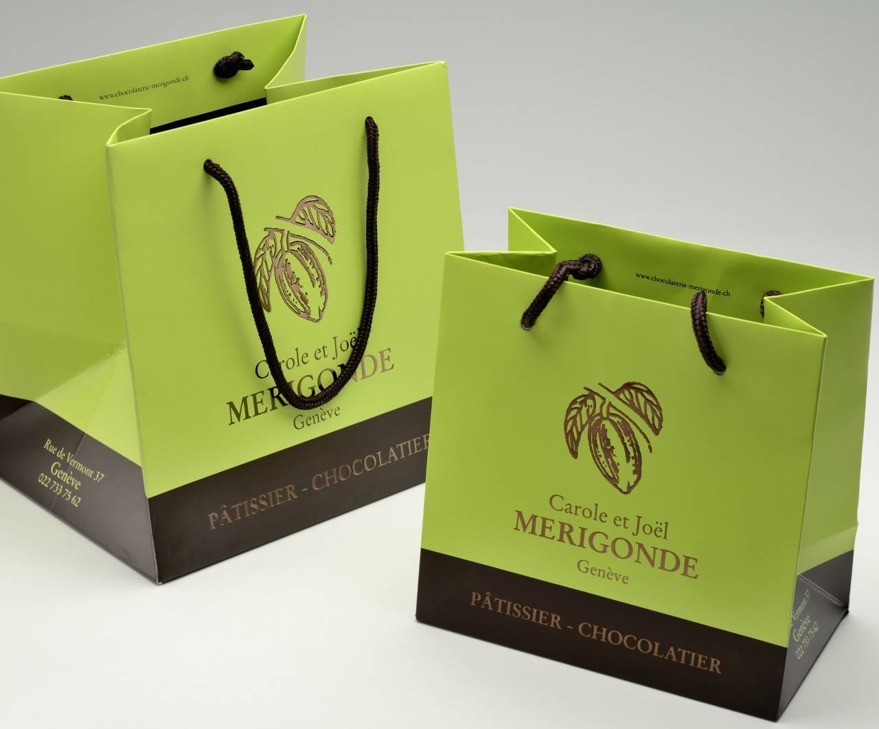 Papiertasche mit Druck