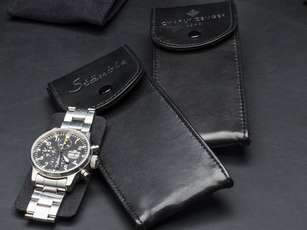 Watch Pouch Plus Cuir